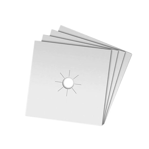 4-Pack:Stove Burner Covers - Gas Stove Protectors Non-Stick, Fast Clean Liners - Picture 1 of 6